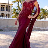 VESTIDO LILI - WINE