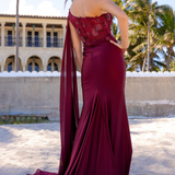VESTIDO LILI - WINE