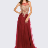 VESTIDO ARIA - BURGUNDY