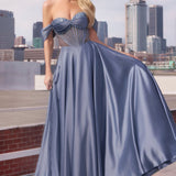 VESTIDO MARTA Smoky Blue