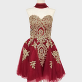 VESTIDO CHARLOTTE - BURGUNDY