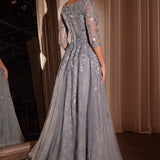 VESTIDO CORNELIA Smoky Blue