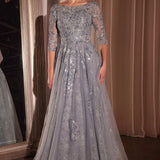 VESTIDO CORNELIA Smoky Blue