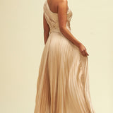 VESTIDO CASSIAN - CHAMPAGNE