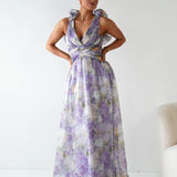 VESTIDO ROMA LAVENDER MULTI