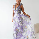 VESTIDO ROMA LAVENDER MULTI