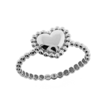 Anillo Bubble Heart de Plata 925