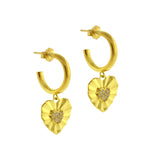 Aretes Celestial Bañado en Oro