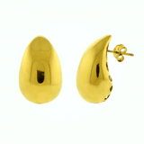 Aretes Drop Bañado en Oro