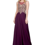 VESTIDO AURORA - DARK PURPLE