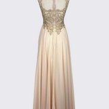 VESTIDO AURORA - PEARLED IVORY