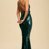 VESTIDO INDIRA HUNTER GREEN