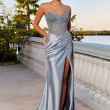 VESTIDO PILLOW TALK SMOKY BLUE