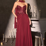 VESTIDO EMERGING BURGUNDY