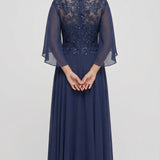 VESTIDO YARA NAVY