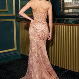 VESTIDO WHEN IN ROME ROSE GOLD