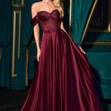 VESTIDO MARTA BURGUNDY