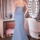VESTIDO TOUCH SMOKY BLUE