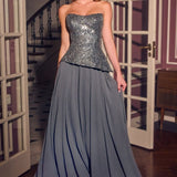 VESTIDO CHARMED SMOKY BLUE