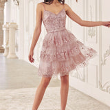 VESTIDO DAELA Dusty Rose