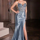VESTIDO TALA DUSTY BLUE